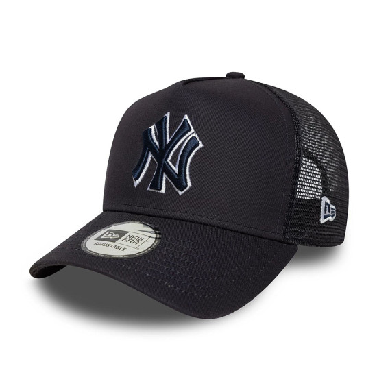 New Era Καπέλο New York Yankees MLB Outline 9FORTY E-Frame Trucker Adjustable Cap